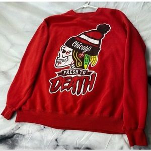 State of Mind Chicago BlackHawks Sweatshirt XL Red